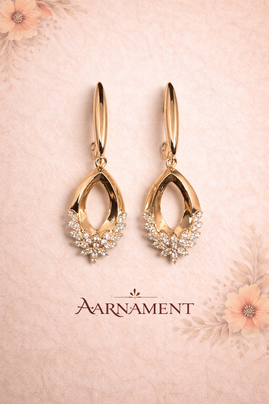 Teardrop Hoop Earrings