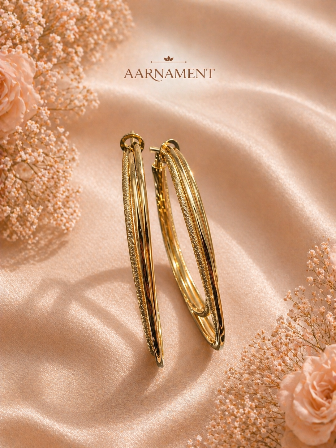 Sleek Double Hoop Earrings
