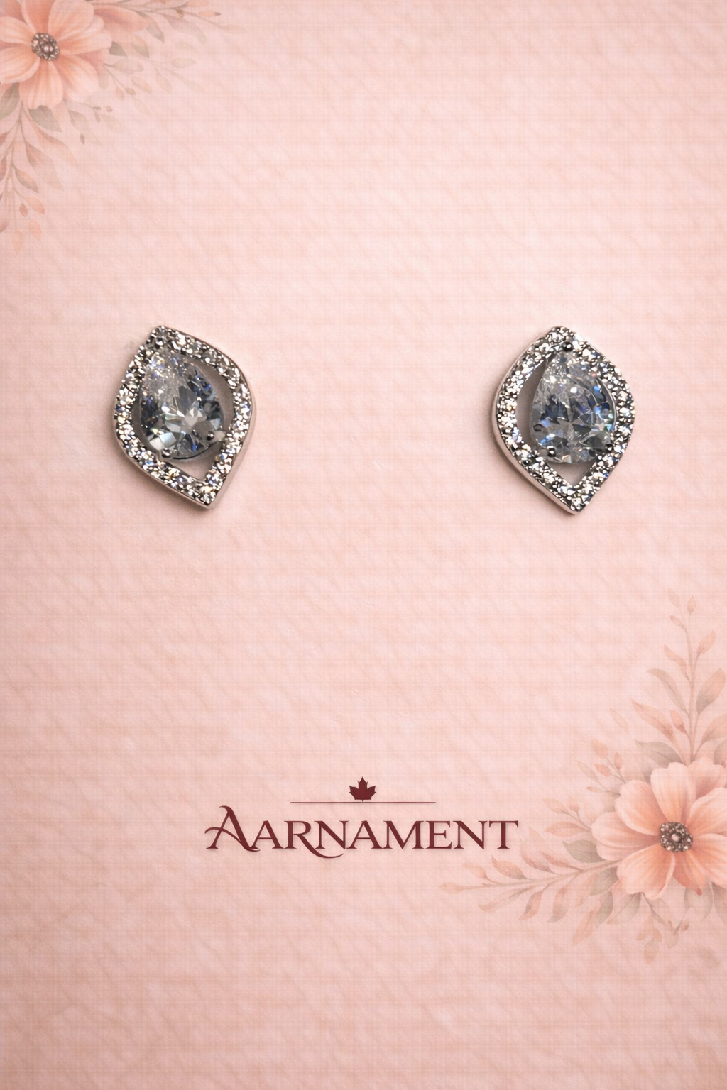 Marquise Crystal Stud Earrings II