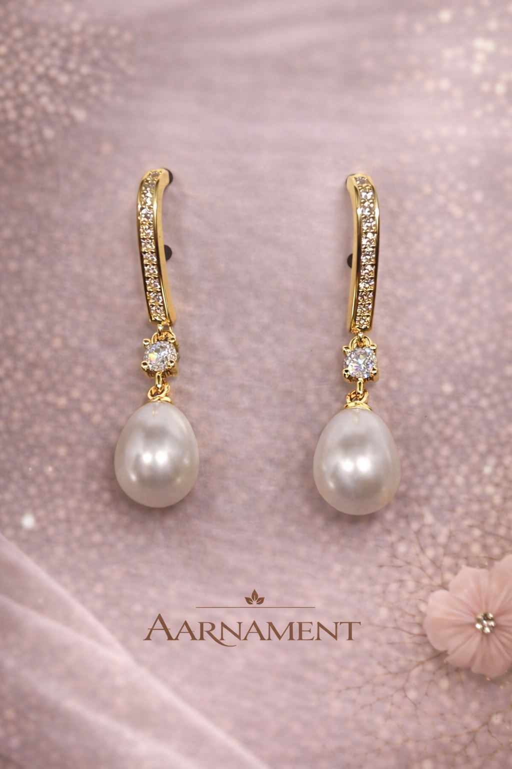 Floral Ear Cuff Earrings II