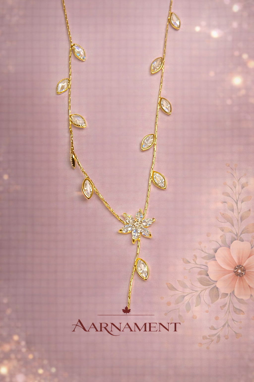 Butterfly Vine Layered Necklace