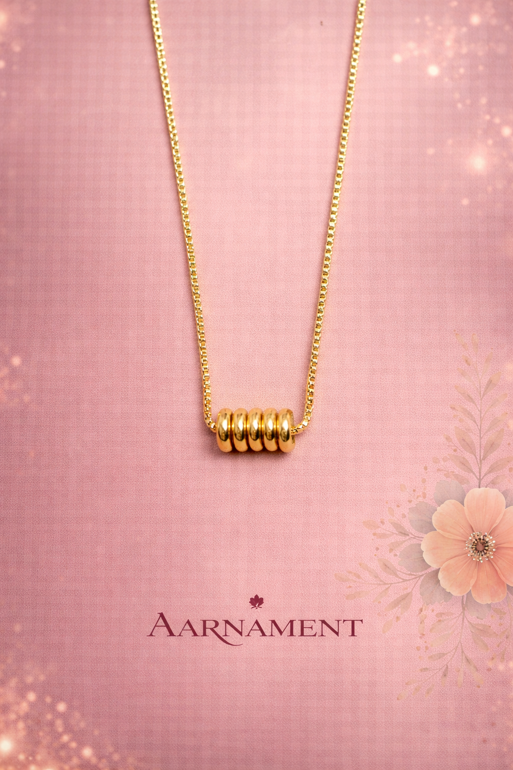 Minimalist Gold Bar Necklace