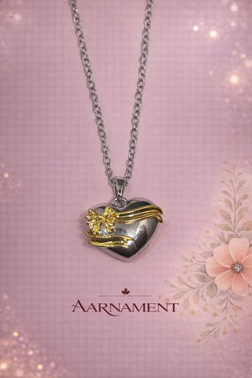 Vintage Heart Locket Necklace
